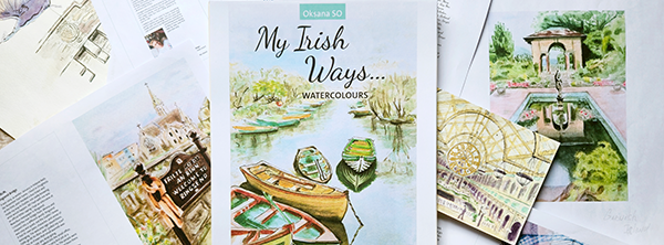 My Irish Ways Watercolours Art book